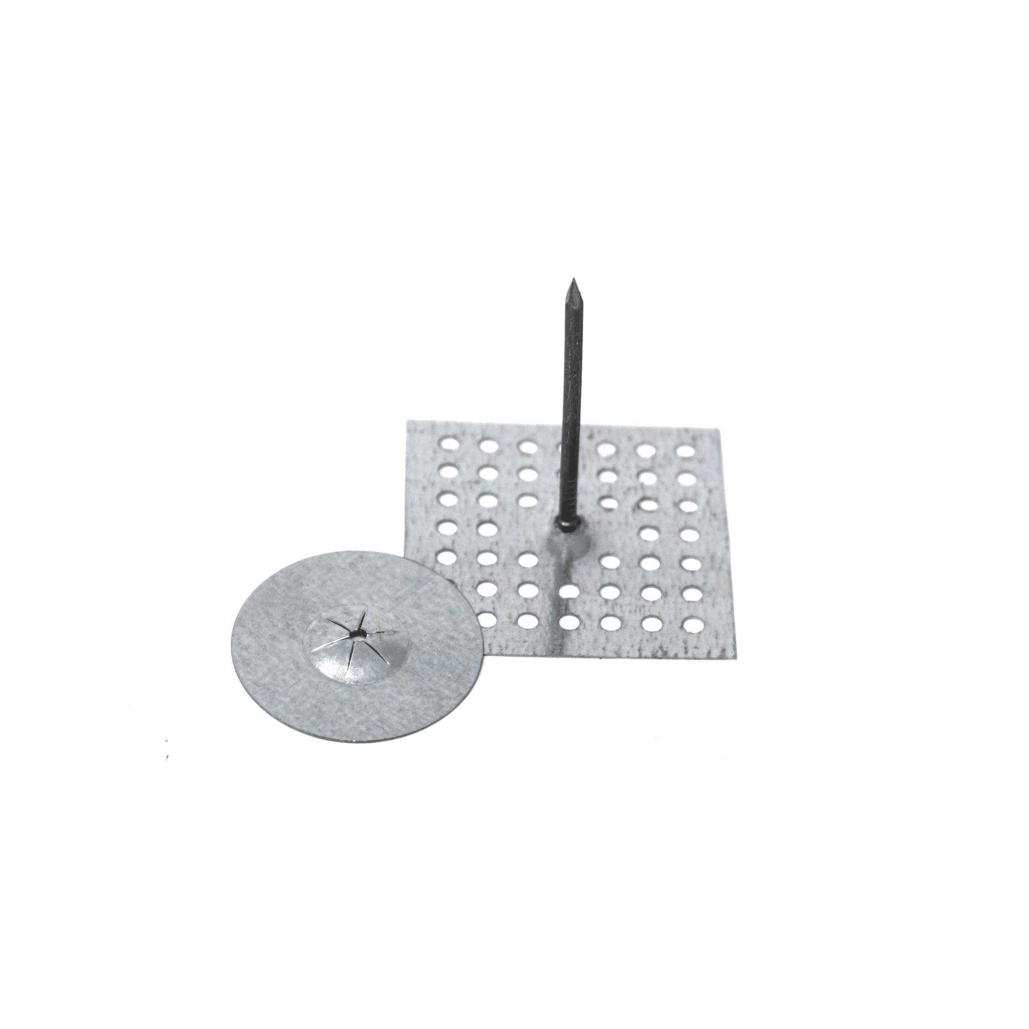Perforated Base Insulation Hanger With Washer - Image 2